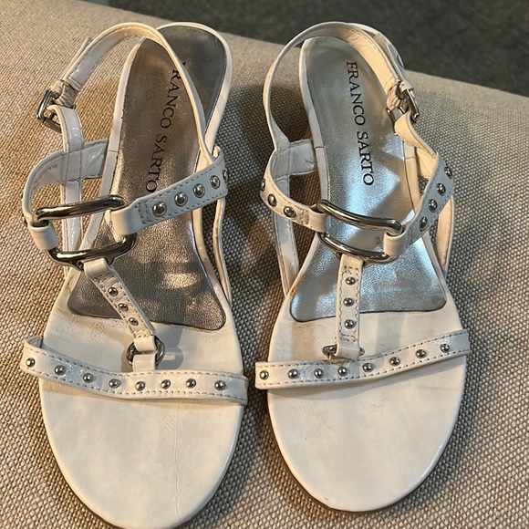 Franco Sarto silver studded sandal - Picture 1 of 5